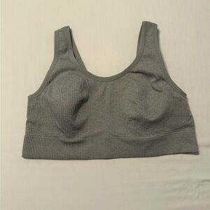 Seamless Ribbed Sports Bra
